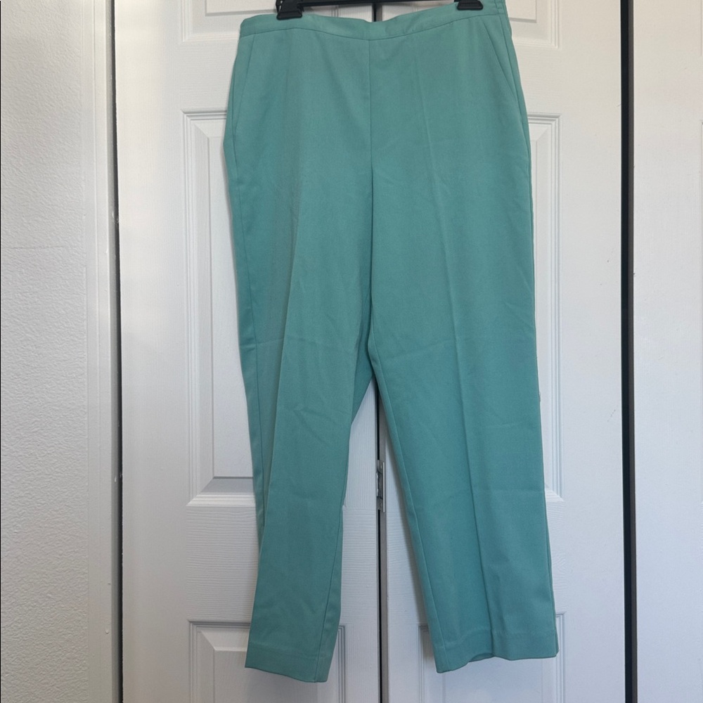 Alfred Dunner Aqua Elastic-Waist Pants